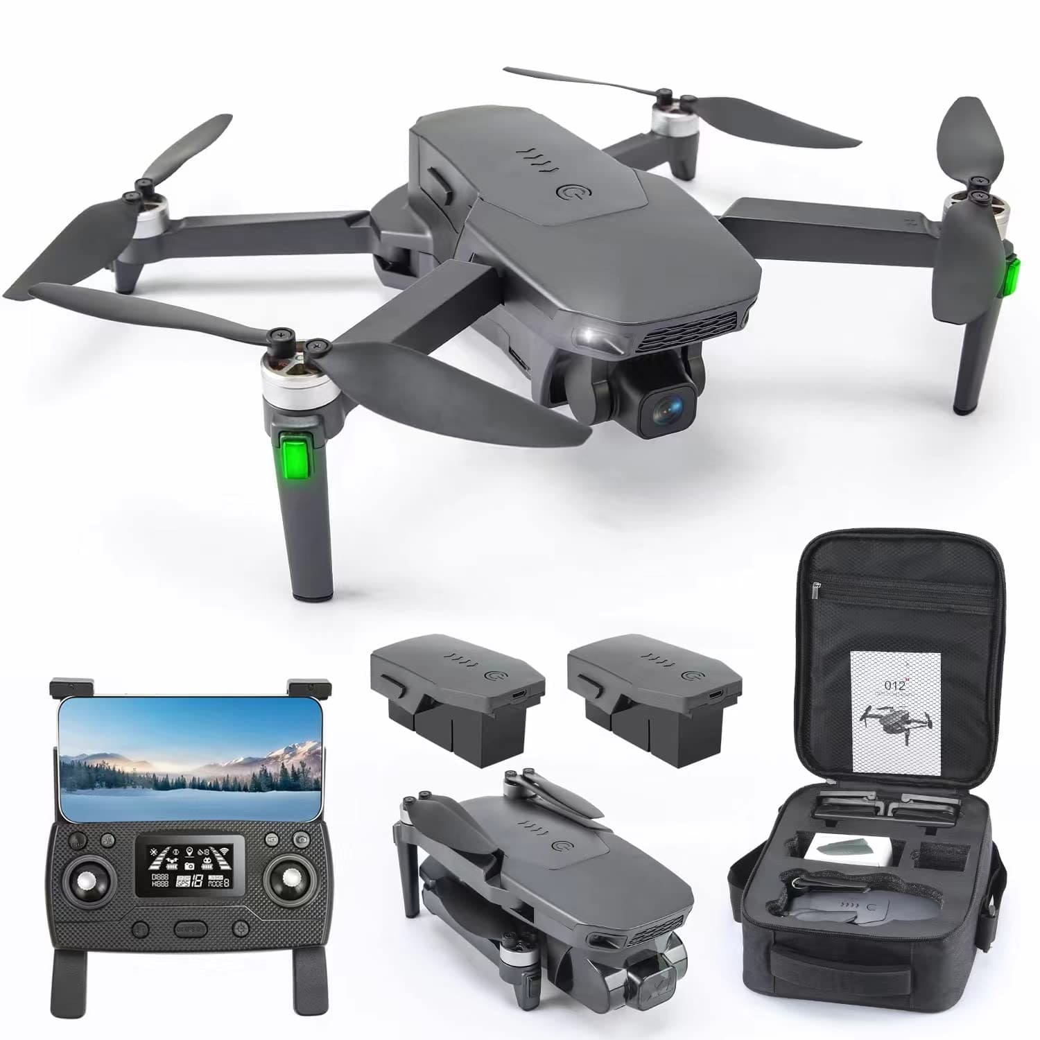 GPS Drones with Camera for Adults 4K,Obstacle Avoidance,3-Axis  Gimbal,Anti-Shake,5G WIFI FPV Auto Return Home – Flightelf